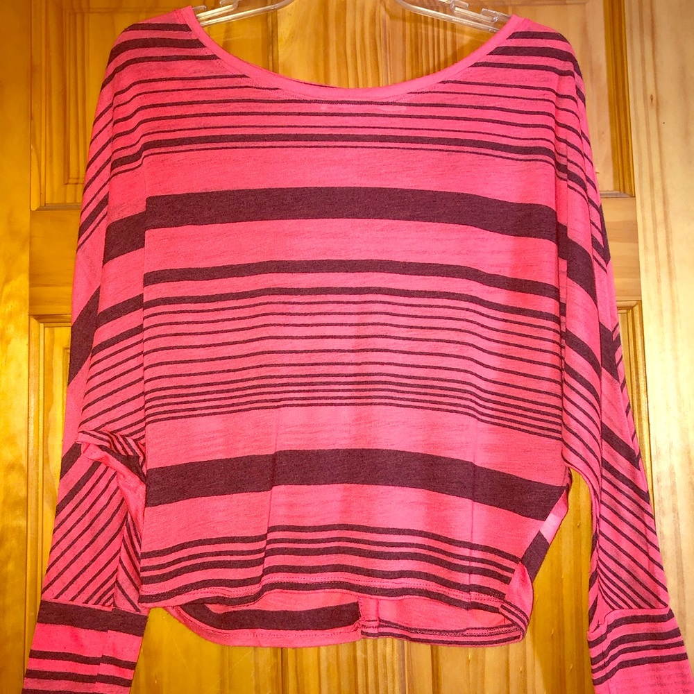 Pink Vintage Havana Striped Top